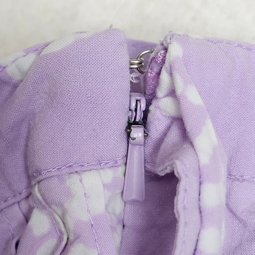 Valerie Stevens Pleated Boho Cotton Paisley Midi Skirt Lilac Tie Waist Sz 14 - Picture 6 of 8